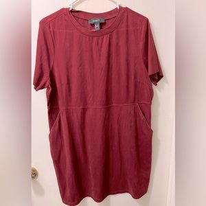 Forever 21 Burgundy Dress with Pockets. Plus size 0X